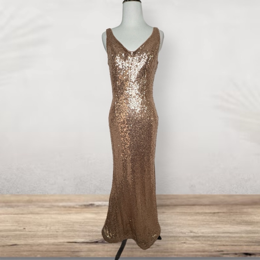 Jump Apparel Sequin Maxi Dress Size 1/2